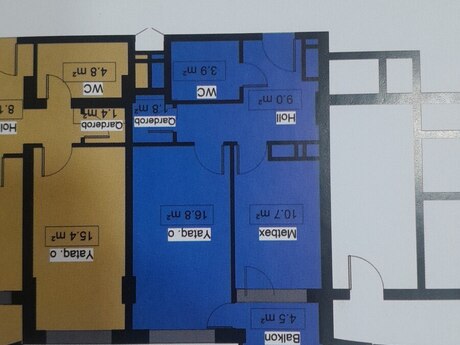 1 otaqlı mənzil, 56,7 m², Lökbatan: 81 000 ₼ 2