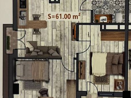 3-room apartment, 61 m², Bakıxanov: 143 000 ₼ 2