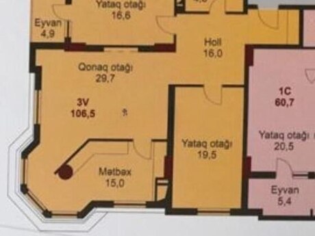 3 otaqlı mənzil, 107 m², Gənclik: 305 000 ₼ 3