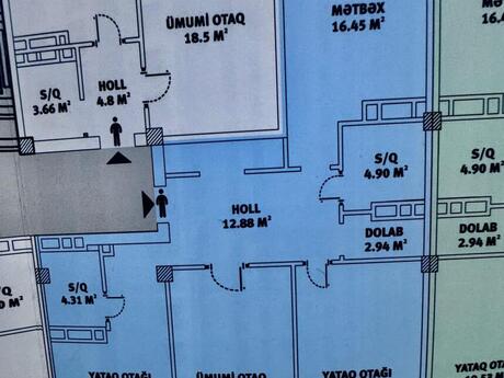 3 otaqlı mənzil, 114 m², Həzi Aslanov: 225 000 ₼ 2