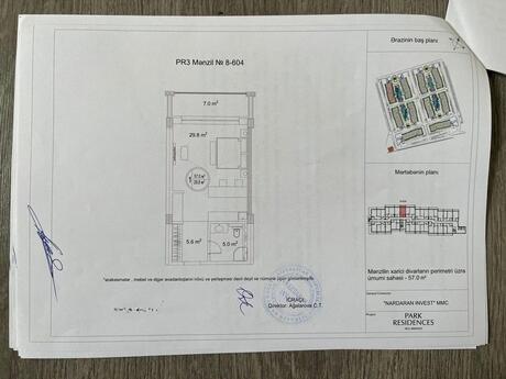 1 otaqlı mənzil, 57 m², Park Residences 3: 150 000 ₼ 2