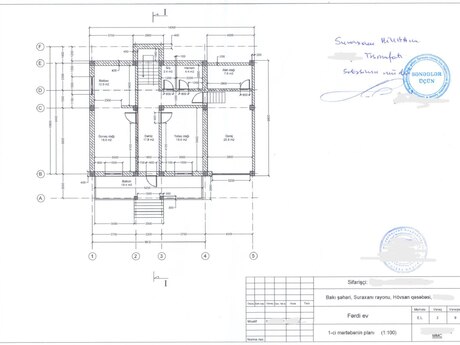6 otaqlı həyət evi, 151 m², Hövsan: 100 000 ₼ 2