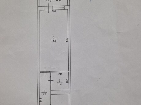 1 otaqlı mənzil, 36 m², Əhmədli: 77 000 ₼ 5
