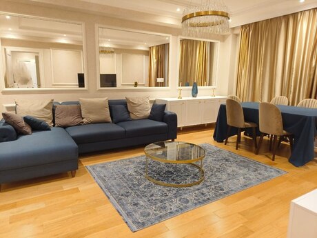 2-room apartment for rent, 100 m², Nizami: 1 400 ₼/mo 3