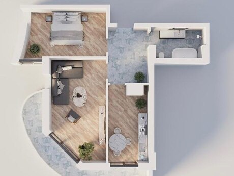 2 otaqlı mənzil, 78 m², Lökbatan: 93 600 ₼ 3