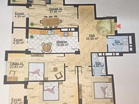 4 otaqlı mənzil, 191 m², Nəsimi: 485 000 ₼ 2