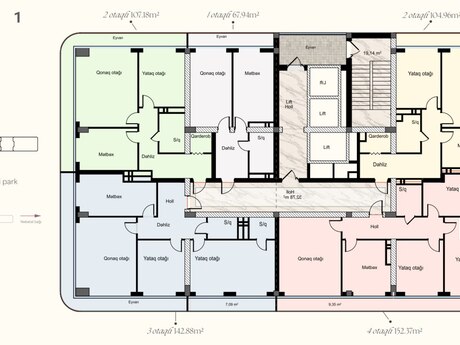 3 otaqlı mənzil, 145 m², Badamdar: 506 310 ₼ 5