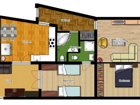 4 otaqlı mənzil, 96 m², Gənclik: 245 000 ₼ 2