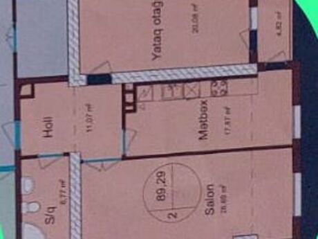 2 otaqlı mənzil, 95 m², Qara Qarayev: 210 000 ₼ 3