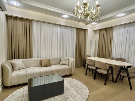 3-room apartment for rent, 90 m², Bakmil: 1 200 ₼/mo 2