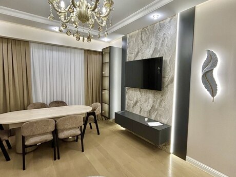 3-room apartment for rent, 90 m², Bakmil: 1 200 ₼/mo 3