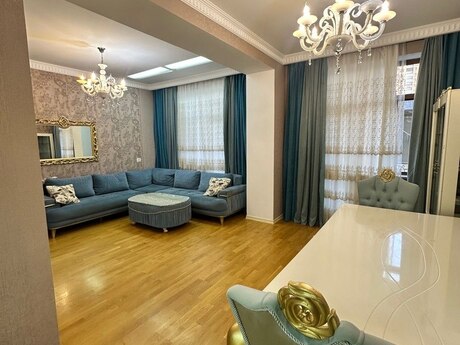 3-room apartment for rent, 90 m², Elmlər Akademiyası: 1 250 ₼/mo 3