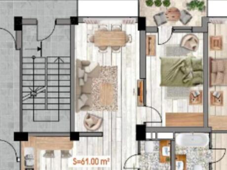 2-room apartment, 56 m², Bakıxanov: 130 000 ₼ 2