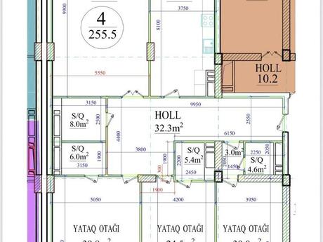 4 otaqlı mənzil, 255 m², Nizami: 775 000 ₼ 2