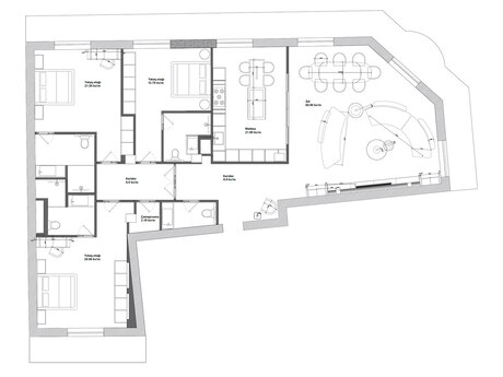 4 otaqlı mənzil, 213 m², Ağ şəhər: 870 000 ₼ 2