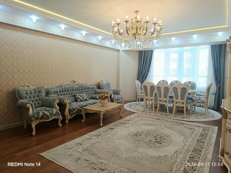 3 rooms · 137 m² · floor 12/16, Elmlər Akademiyası