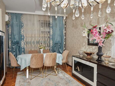 3-room new-build apartment for rent in Şah İsmayıl Xətai, 95 m², 1 200 AZN/mo, photo 3 / 12