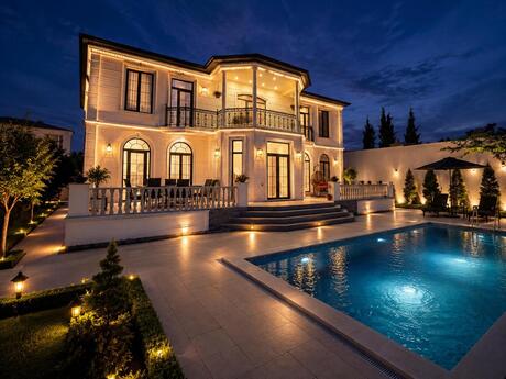 Mərdəkanda 5 otaqlı həyət evi kirayə verilir, 400 m², 1 000 AZN/ay, şəkil 4 / 12