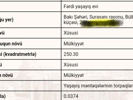 5 otaqlı həyət evi, 250 m², Bülbülə: 360 000 ₼ 5