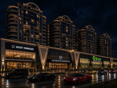 2 otaqlı mənzil, 101 m², Diamanti Residence: 119 000 ₼ 3