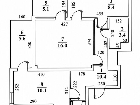 2 otaqlı mənzil, 72,4 m², Nəriman Nərimanov: 238 000 ₼ 2