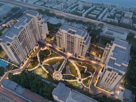 2 rooms · 106 m² · floor 8/16, Bahar Residence