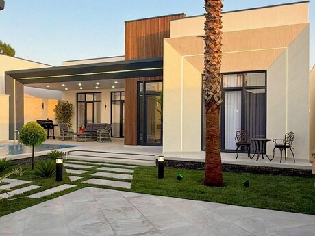 Mərdəkanda 5 otaqlı həyət evi kirayə verilir, 300 m², 1 200 AZN/ay, şəkil 2 / 12