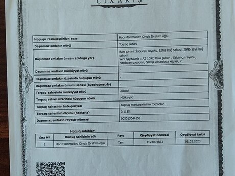 3 otaqlı həyət evi, 1 200 m², Nardaran: 280 000 ₼ 4