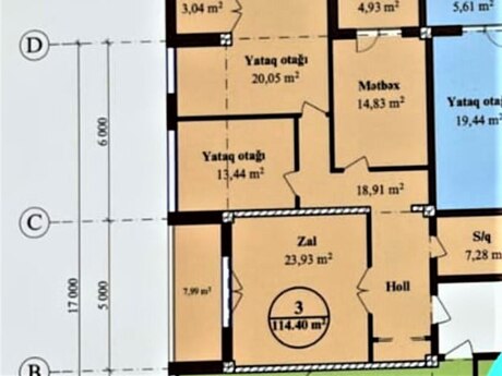 3 otaqlı mənzil, 114 m², Qara Qarayev: 265 000 ₼ 3