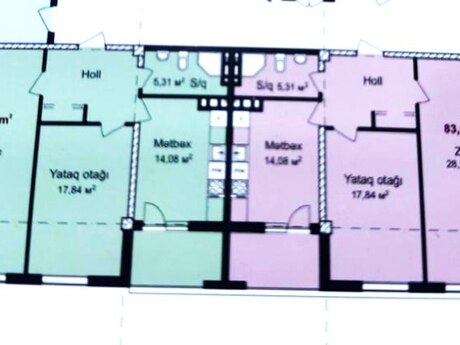 2 otaqlı mənzil, 84 m², Qara Qarayev: 210 000 ₼ 2