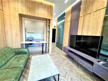Ağ şəhərdə 2 otaqlı yeni tikili mənzil kirayə verilir, 60 m², 1 600 AZN/ay, şəkil 2 / 8