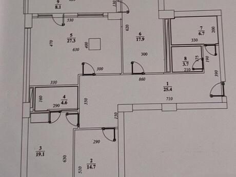 3-room apartment, 135 m², Gənclik: 430 000 ₼ 2