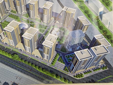 3-room new-build apartment for sale in Qara Qarayev, 136 m², 380 000 AZN, photo 3 / 4