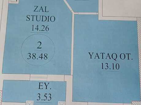 1-room apartment, 38 m², Böyükşor: 135 000 ₼ 3