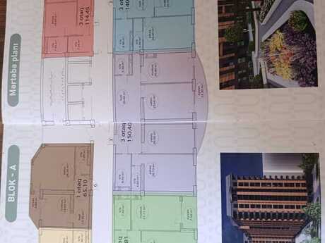 3 otaqlı mənzil, 150 m², İnşaatçılar: 389 506 ₼ 5