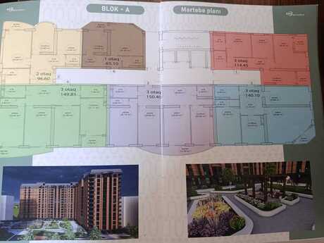3 otaqlı mənzil, 140 m², İnşaatçılar: 364 260 ₼ 4