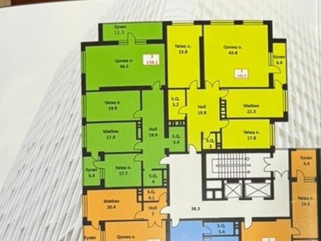 3 otaqlı mənzil, 143 m², Nərimanov: 365 000 ₼ 4