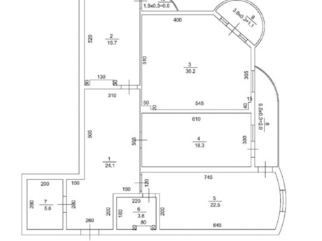 3-room apartment, 133 m², Həzi Aslanov: 255 000 ₼ 2
