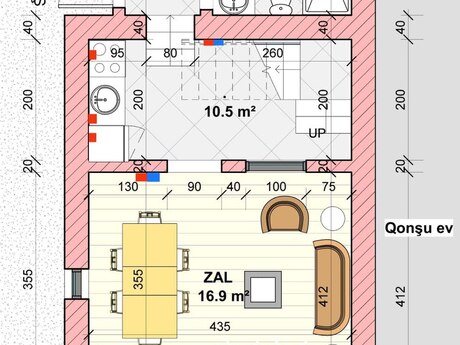 2 otaqlı həyət evi, 70 m², Azadlıq Prospekti: 89 500 ₼ 2