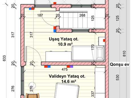 2 otaqlı həyət evi, 70 m², Azadlıq Prospekti: 89 500 ₼ 3