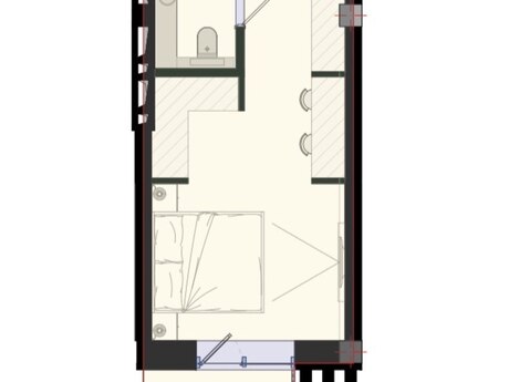 1 otaqlı mənzil, 36 m², Nardaran: 114 000 ₼ 3