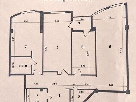 3 otaqlı mənzil, 128 m², Elmlər Akademiyası: 350 000 ₼ 4