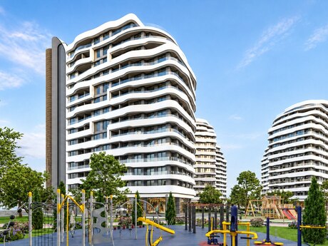 3 otaq · 77,3 m² · 9/14 mərtəbə, Bakıxanov