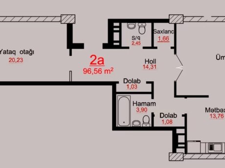 3 otaqlı mənzil, 107 m², Park Academy: 480 000 ₼ 3
