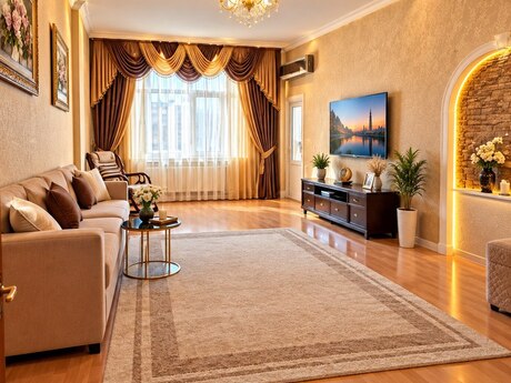 3 rooms · 145 m² · floor 2/16, Əhmədli