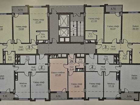 3 otaqlı mənzil, 127 m², Xətai Residence: 324 500 ₼ 3