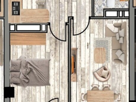 2-room apartment, 50,4 m², Neftçilər: 116 000 ₼ 5