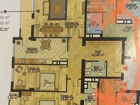 3 otaqlı mənzil, 158 m², Nəsimi: 430 000 ₼ 2