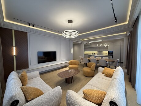 3-room apartment for rent, 165 m², Ağ şəhər: 3 500 ₼/mo 3
