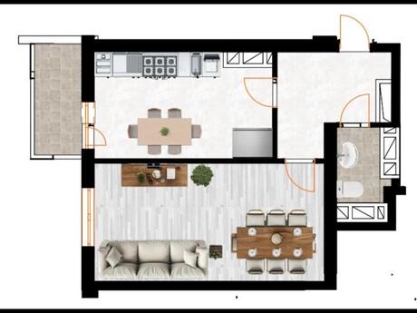 2 otaqlı mənzil, 100 m², Yeni Günəşli: 171 000 ₼ 4
